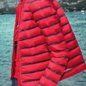 Moncler Women's Red Brioche Down Jacket
